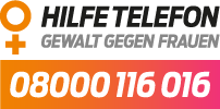 Logo Hilfetelefon Gewalt gegen Frauen